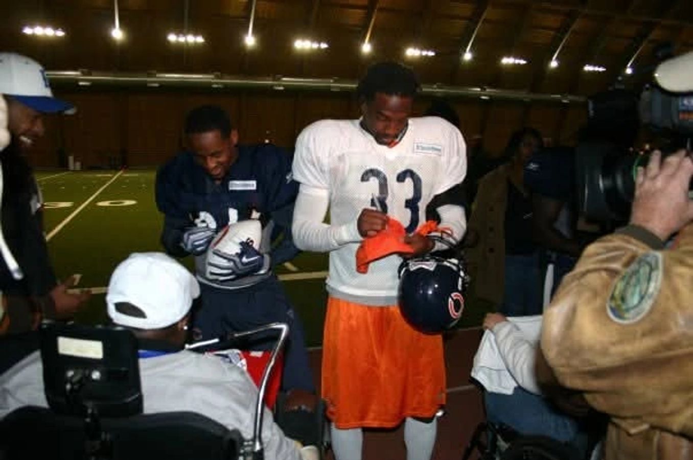 Kenneth Jennings with the Chicago Bears