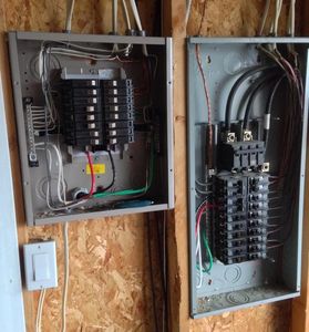 electrical service and electrical repair; generator panels