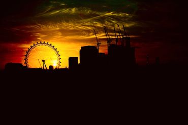 Sunset at the London eye by Anthony Photography 