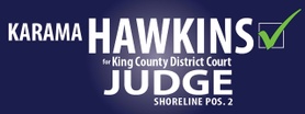 Re-Elect Karama Hawkins Judge