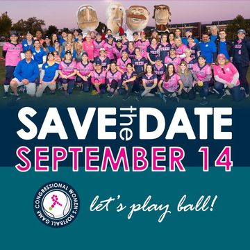 Congressional Women's Softball Game
Benefiting Youth Survival Coalition
Wednesday September 14, 2022
