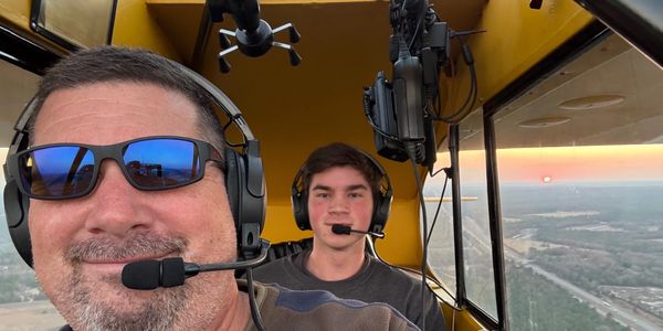 Al trained and soloed his 16-year-old solo in the family 1946 J-3 Cub.