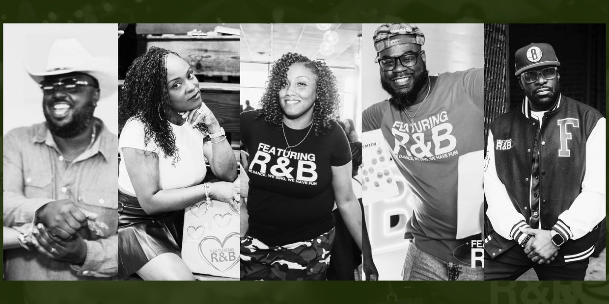 group of black business owners laughing