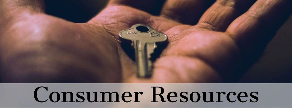 Picture of a hand holding a key representing reverse mortgage information for consumers