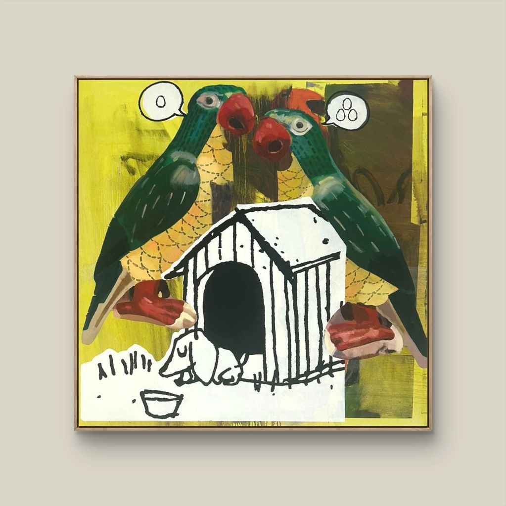 EL NIDO
oil on canvas, 55 X 55 in, 2025