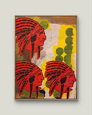 SIN PAPELES 
oil on canvas, 30 x 40 in, 2025