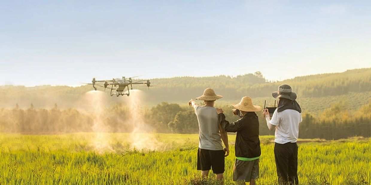 AgriFlight Solutions Team using Ag Drones or farm drones