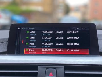 BMW iDrive Service History Update