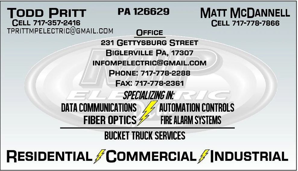 Business Card, contact information, services, owners 