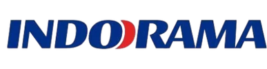 Logo of Indorama company in blue and red.