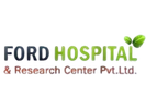 Smiling female doctor with Ford Hospital logo.