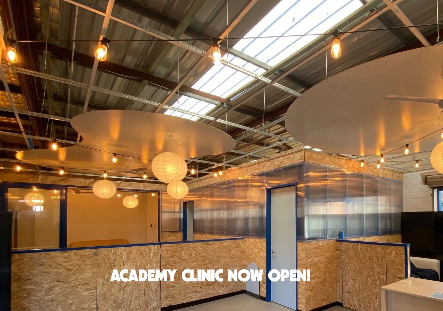 Reception area for the Academy Clinic and For the Love of Dogs Academy