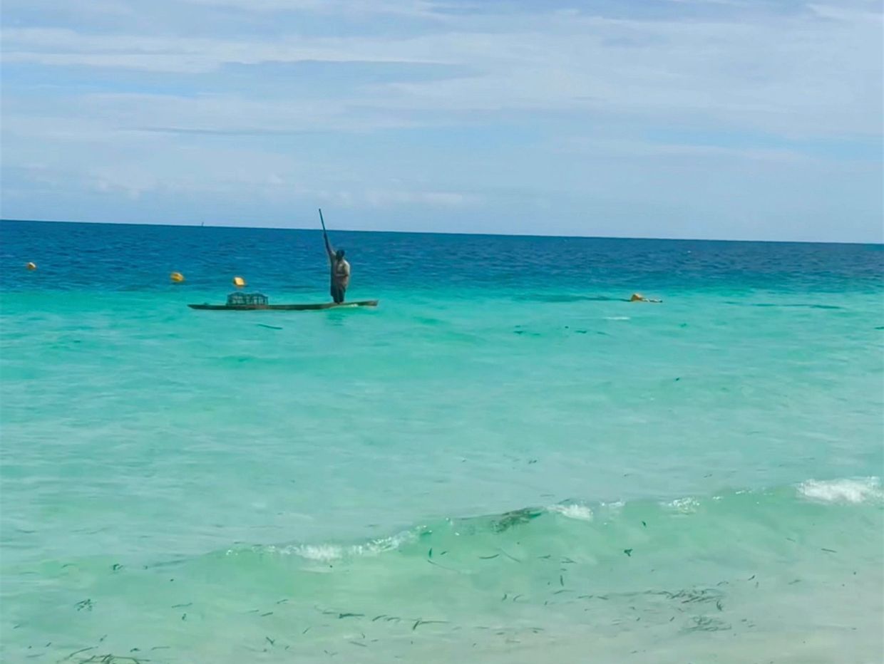 Photo of a local fisherman in Zanzibar taken by Shola Oni in 2024