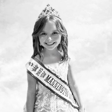 Young girl crowned 2025 Little Miss Maximino's.