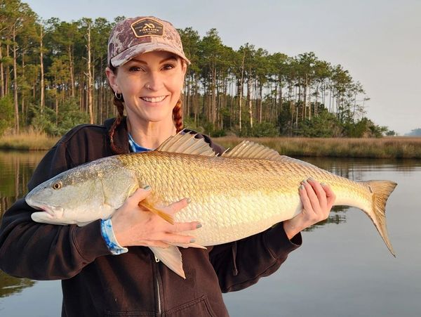 redfish fishing charters Neuse River New Bern, NC