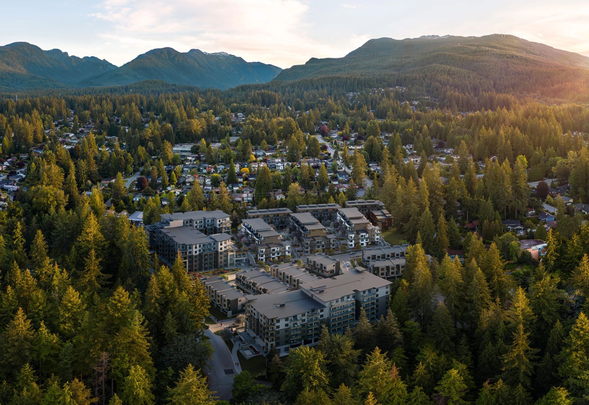 Baden Park master-planned community aerial view