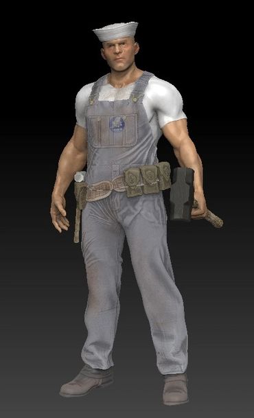 Seabee 3d model - $25
