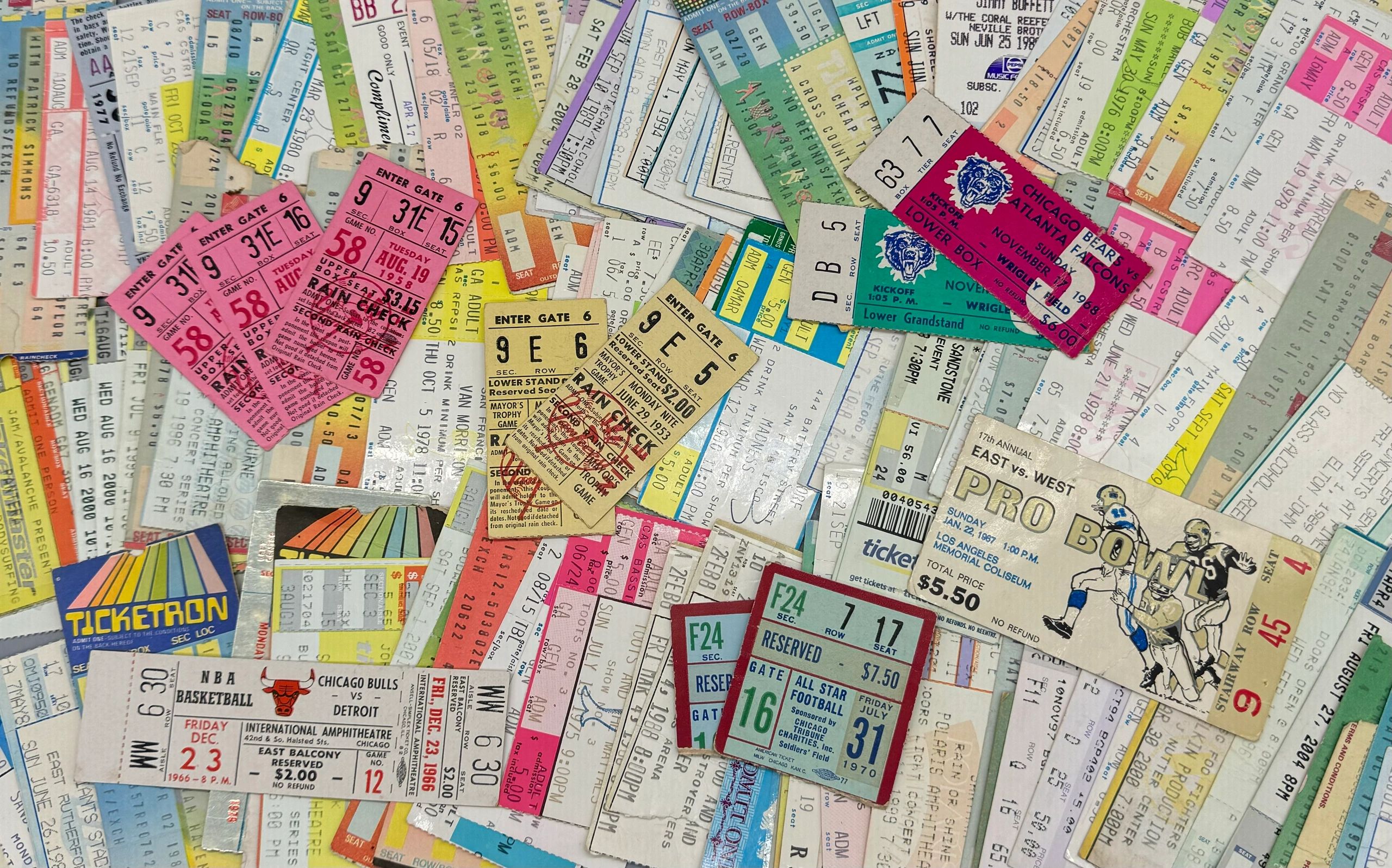 How to sell your ticket stubs