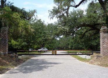 Entry Gate at Mepkin Abbey