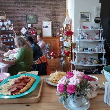 Our shop is a magical place to host small gatherings.
