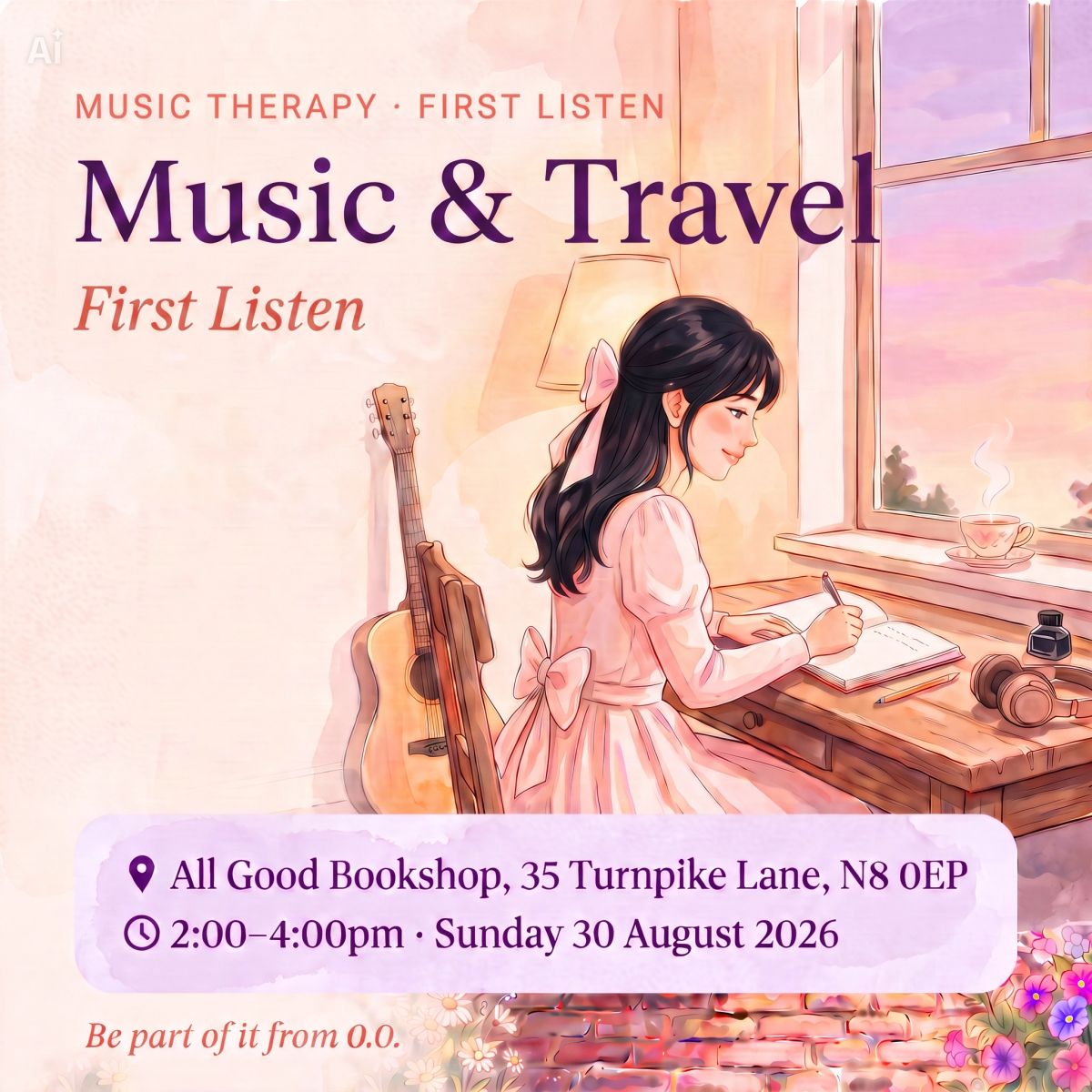Music and Travel Workshop by Verse Voice Collective, 30th Aug, 2pm