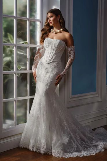 Collins MT6018  wedding dress designed by  Martin Thornburg
