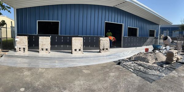 Commerical masonry project for " American Western Steel.