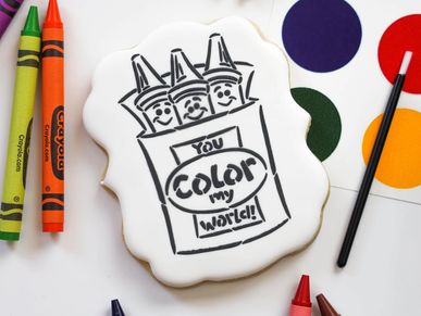 custom paint your own cookie