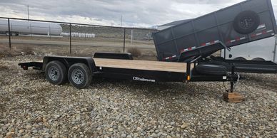 This is an 18' 10k C&B Car Trailer w/ dovetail and spare. Priced at $6,550 
