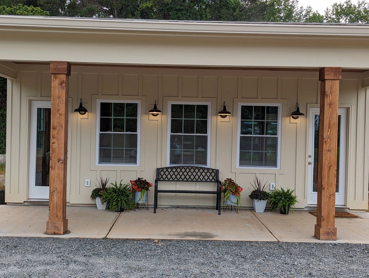 Front of Farm Stand Building