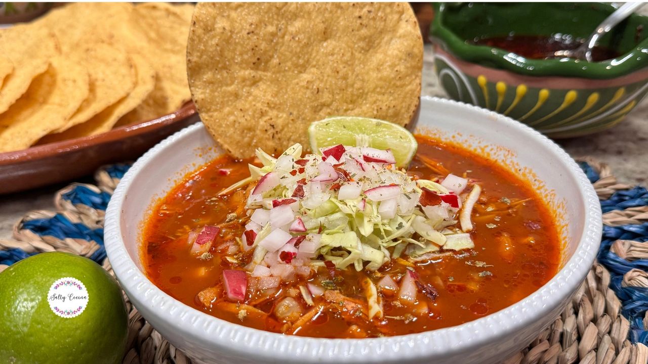 Red Chicken Pozole 
