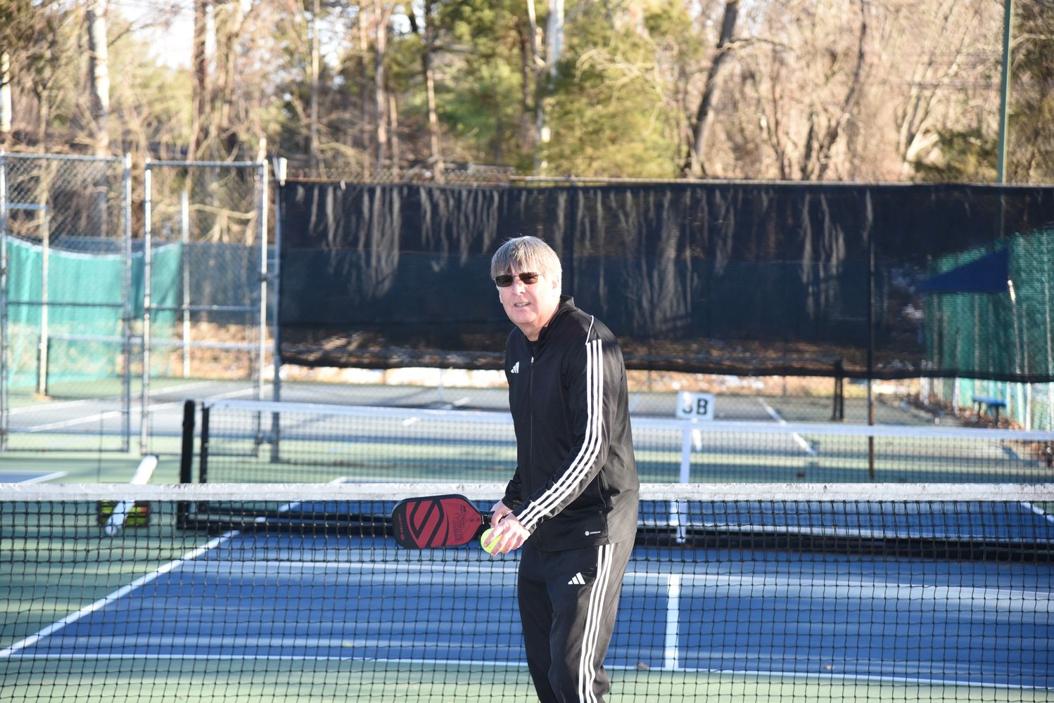 Coach Karl is ready to send a ball your way!