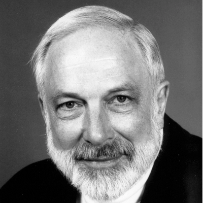 A black and white head shot of Robert E. Neale