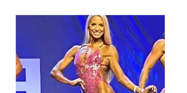 In picture: Stacey Raymond is competing at Natural Body Building Australia.