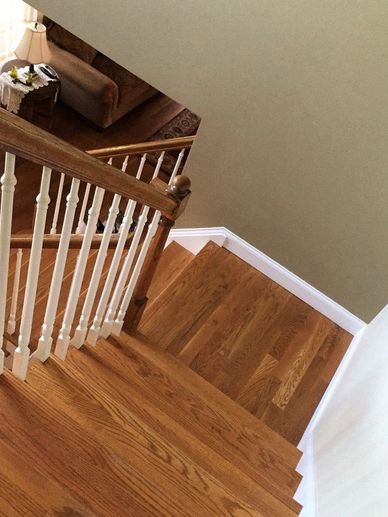 Staining Stairs