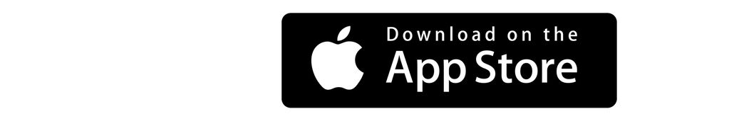 Black Apple App Store download button with white text and logo.