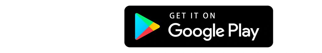 Google Play store download button with colorful triangle icon and text.