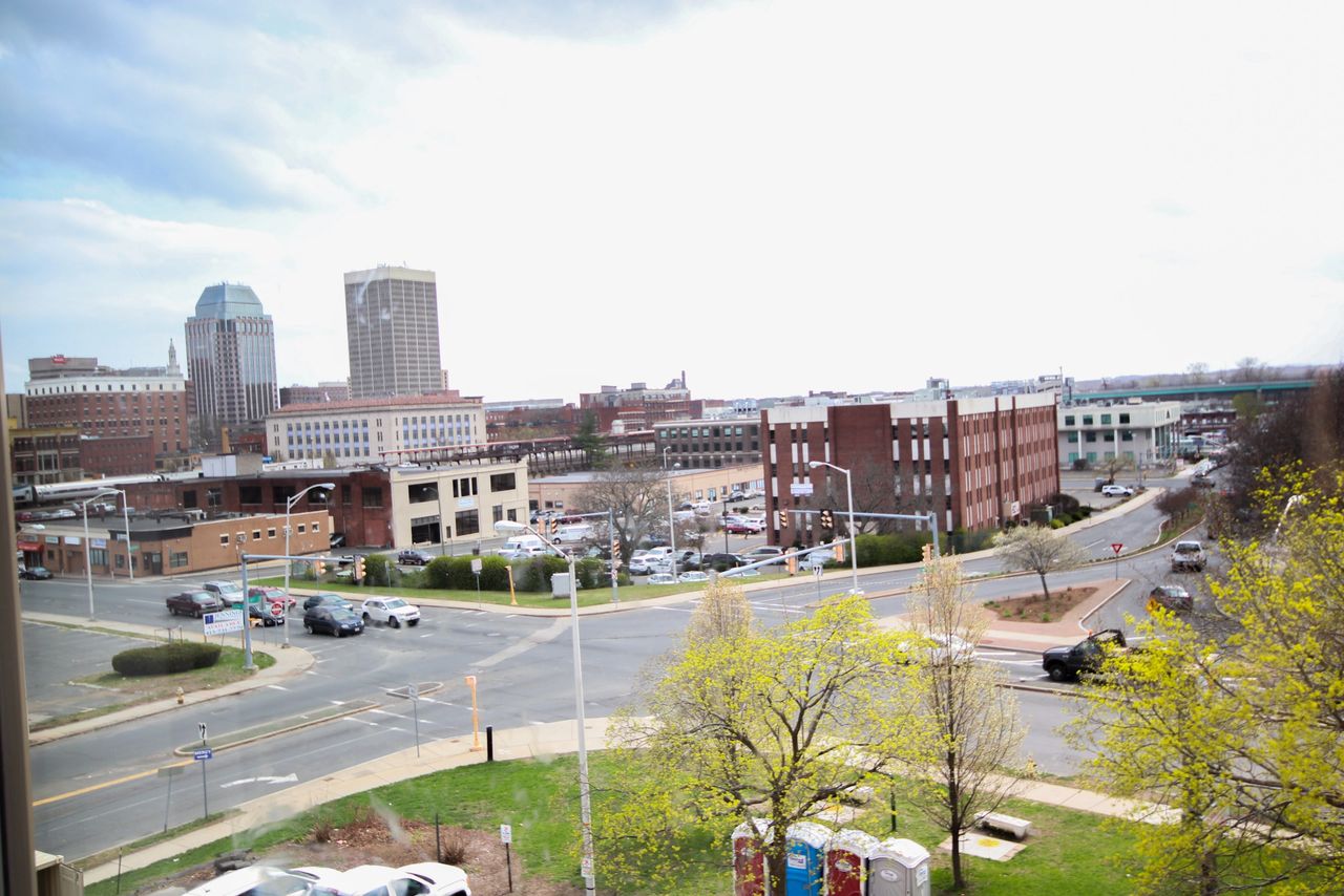 View of Downtown Springfield from west-facing units.
