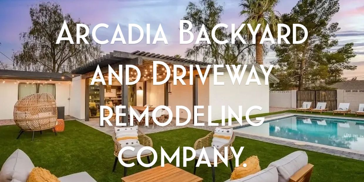 Arcadia Backyard Design and construction  remodeling include pavers and turf installation.