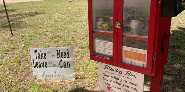 Blessing Box located west of First United Methodist Church 