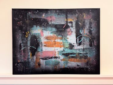 “Dreaming Divide” 
30" x 40"
Acrylic 
2024