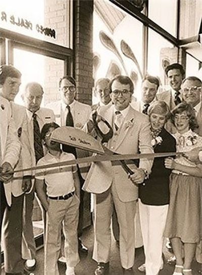 Ribbon Cutting For Jerry Seiner Chevrolet 1980