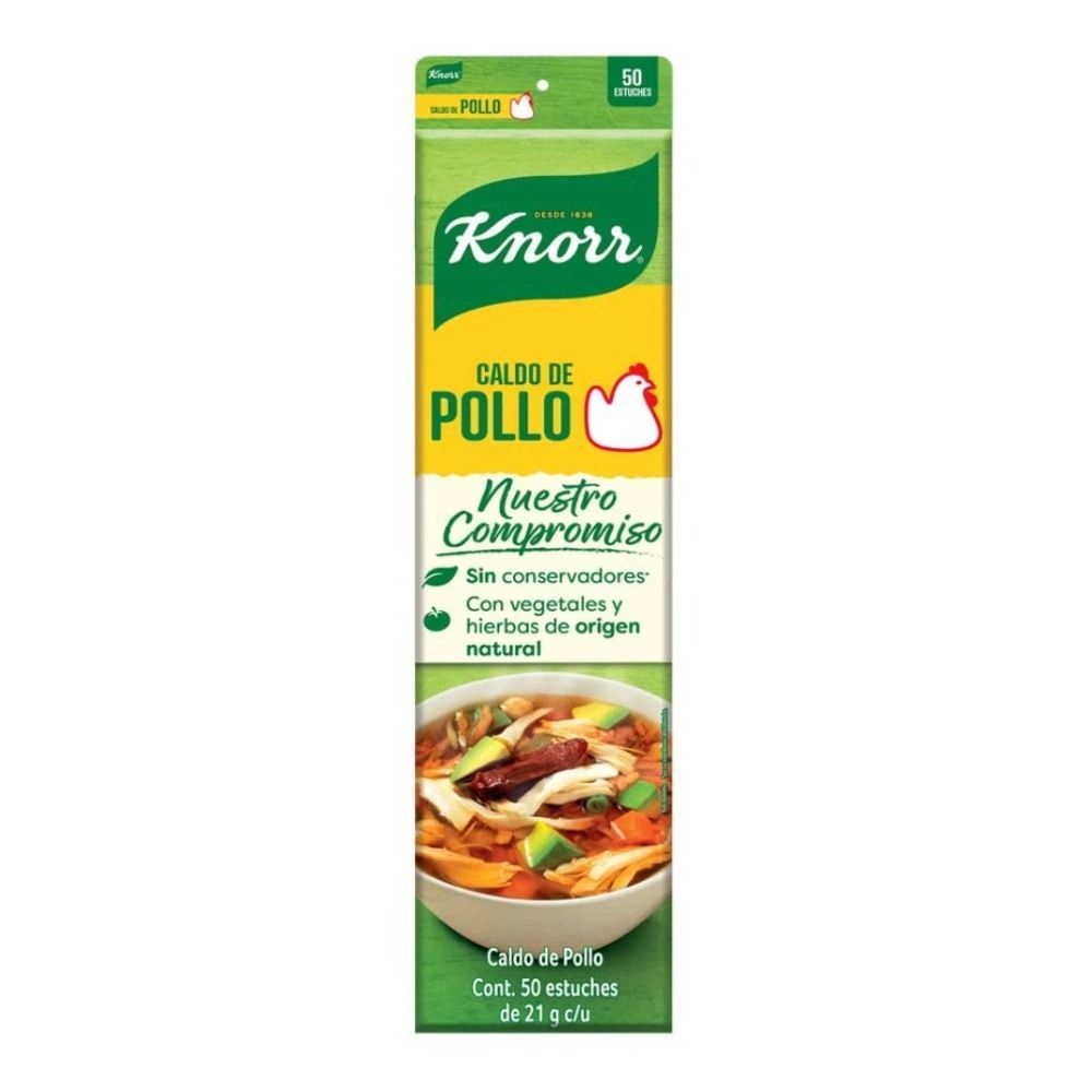 Consome De Pollo en Cubos, Knorr Suiza, Paquete Con 50 Piezas De 21 Gr