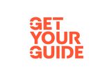 Orange text logo reading 'GET YOUR GUIDE'.