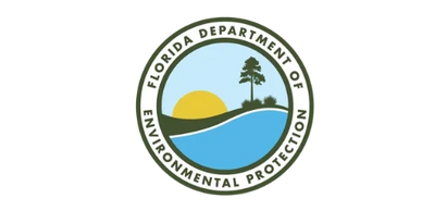 Logo of the Florida Department of Environmental Protection.