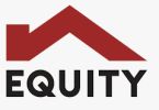Red roof graphic above the word 'EQUITY'.
