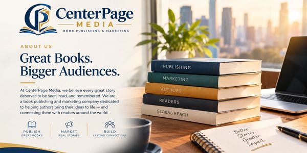 CenterPage Media promotes book publishing and marketing to reach bigger audiences.
