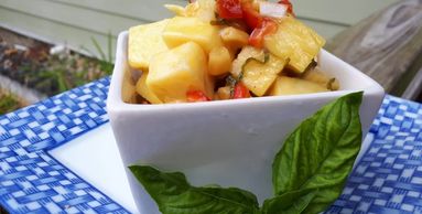 Breadfruit Salad with Curried Vinaigrette
