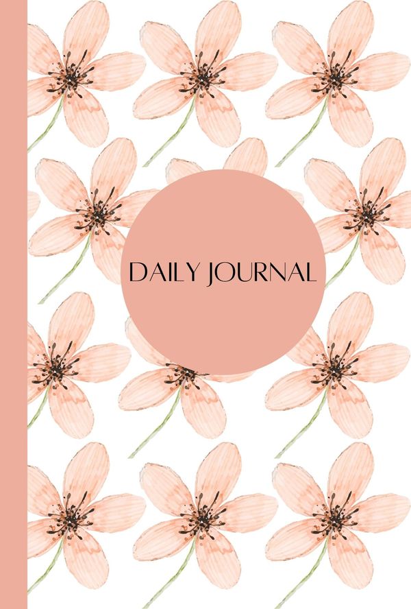 Everyday florals! Light & Bright!
6x9 140 lined pages