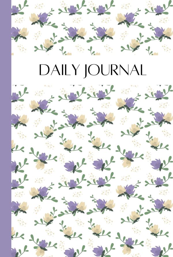 Everyday florals! Light & Bright!
6x9 140 lined pages